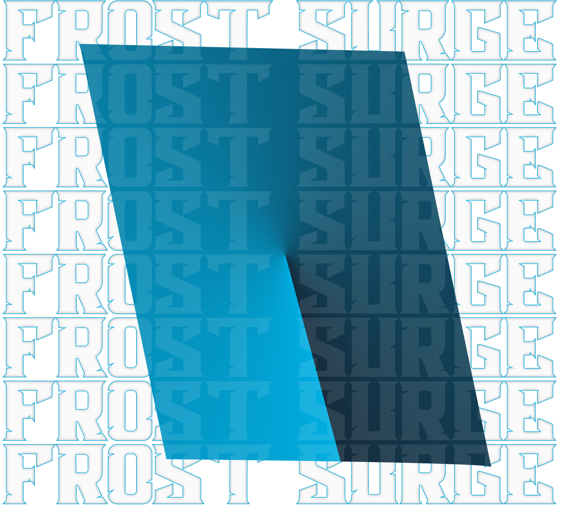 Frost Surge Pattern Background
