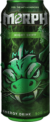 Morph Night Shift Energy Drink Can